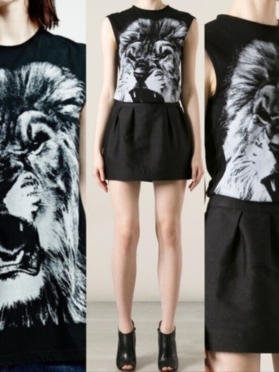 Stella McCartney Tops - Stella McCartney Silk Jersey Lion Tank Top